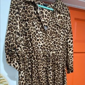 Torrid animal print dress, Sz 2; worn once
